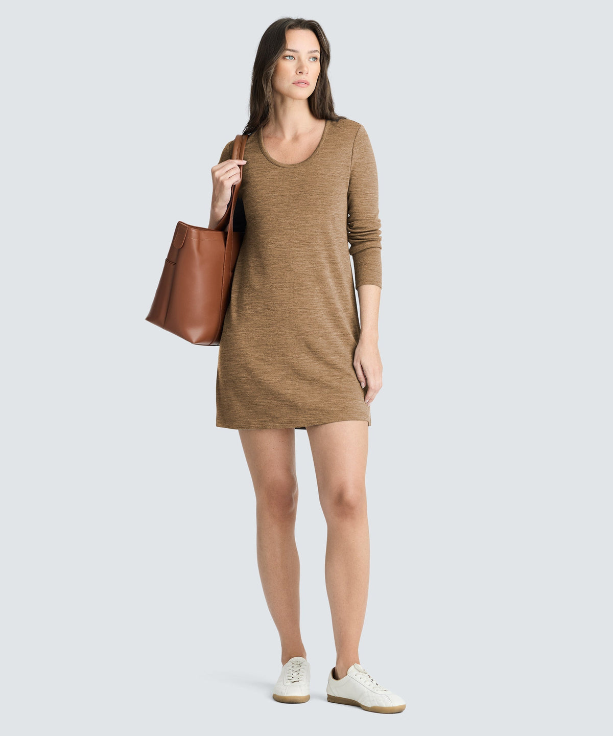 Women's Mini Merino Long Sleeve Dress