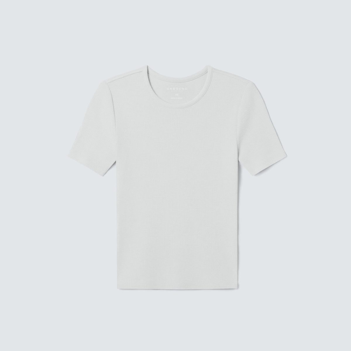 Women's Rib Fitted Crew Neck T-Shirt