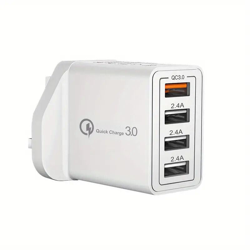 Premium USB Fast Charger - UK Plug