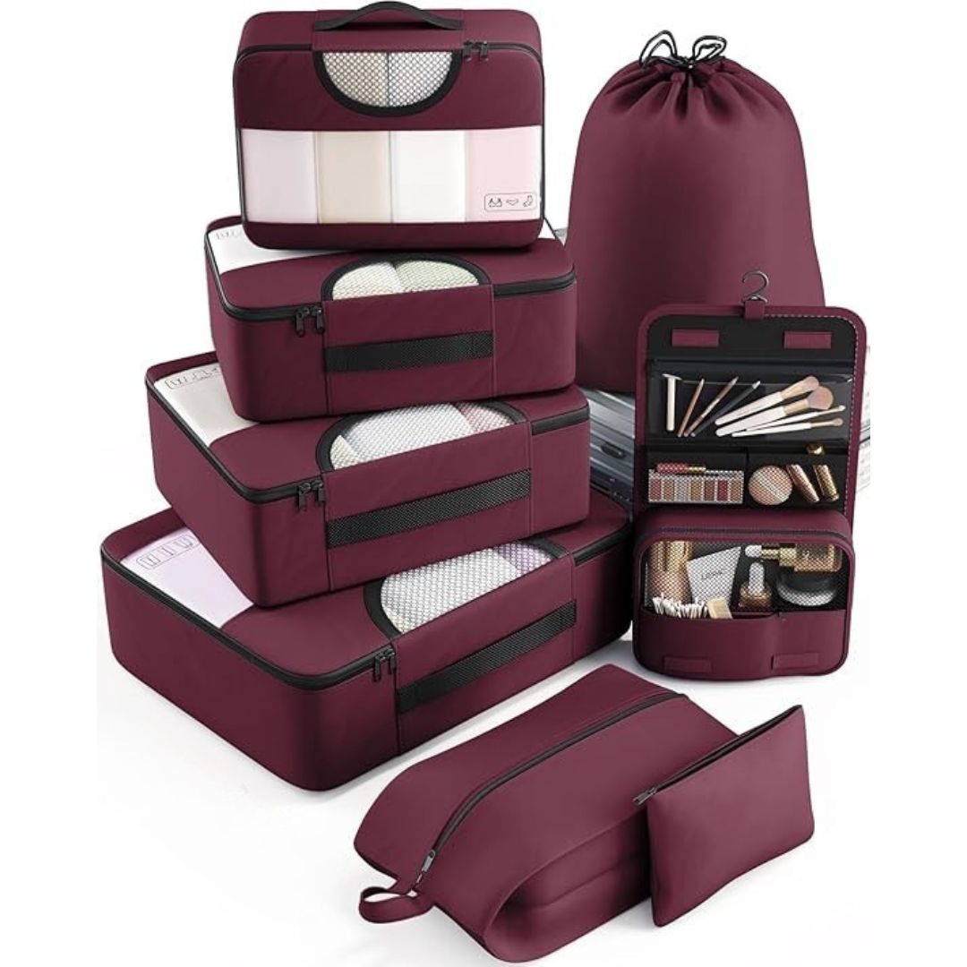 Premium Set Packing Cubes for Travel