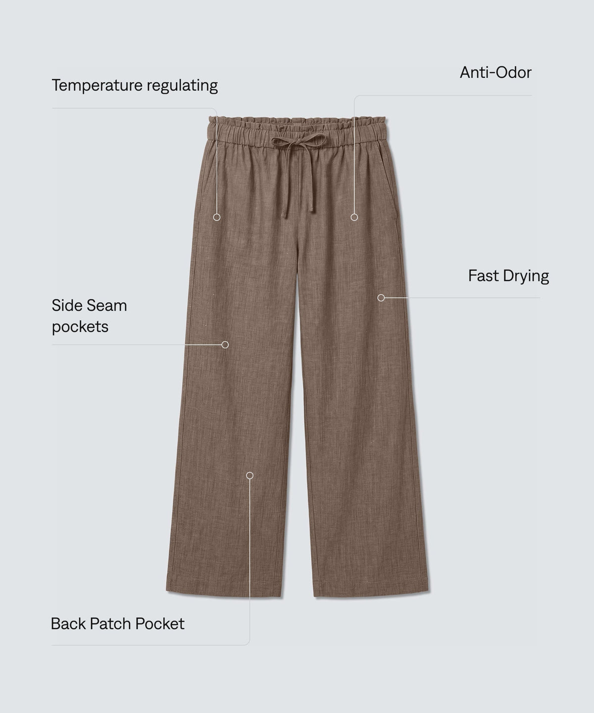 Women's Merino Linen Pants
