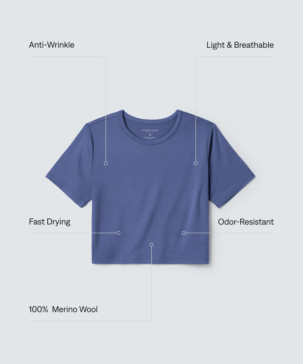 Women's Merino Boxy Tee