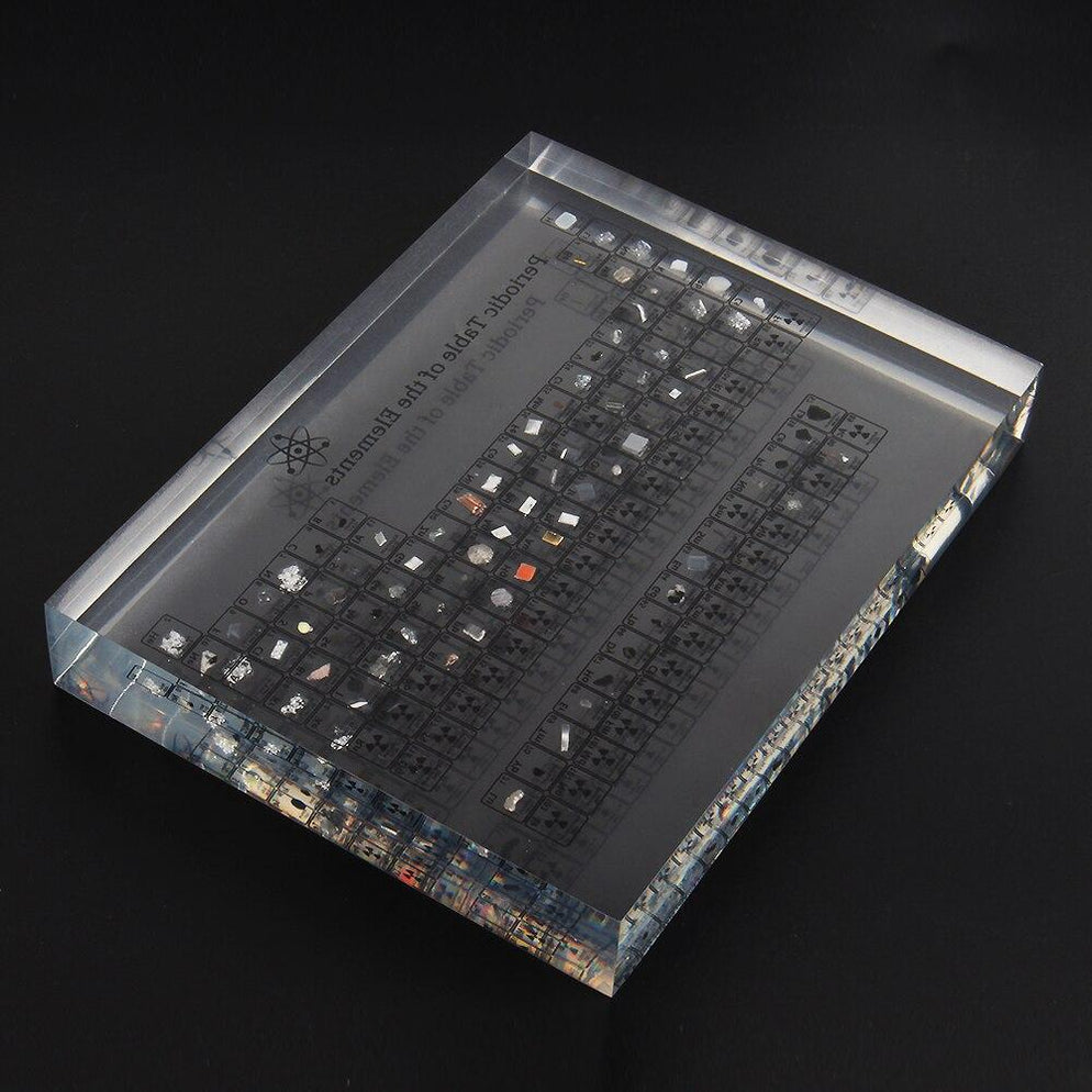 Premium Periodic Table With Real Elements