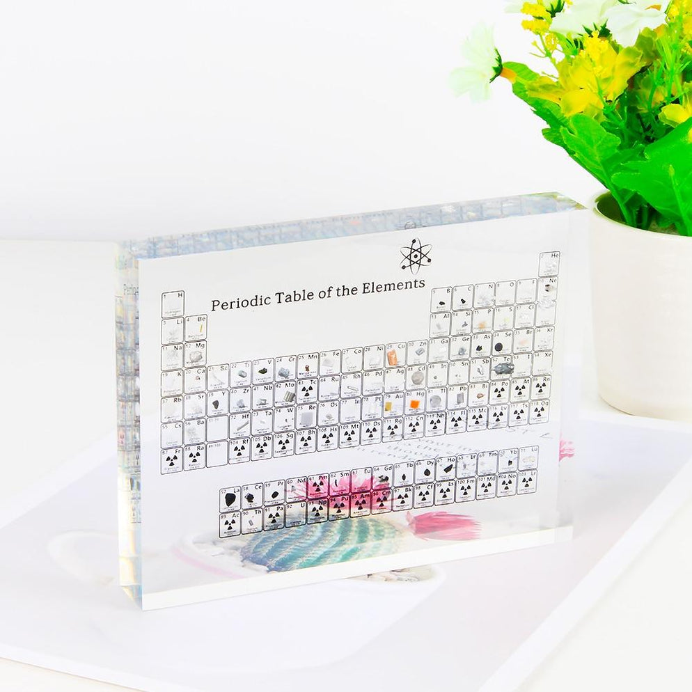Premium Periodic Table With Real Elements