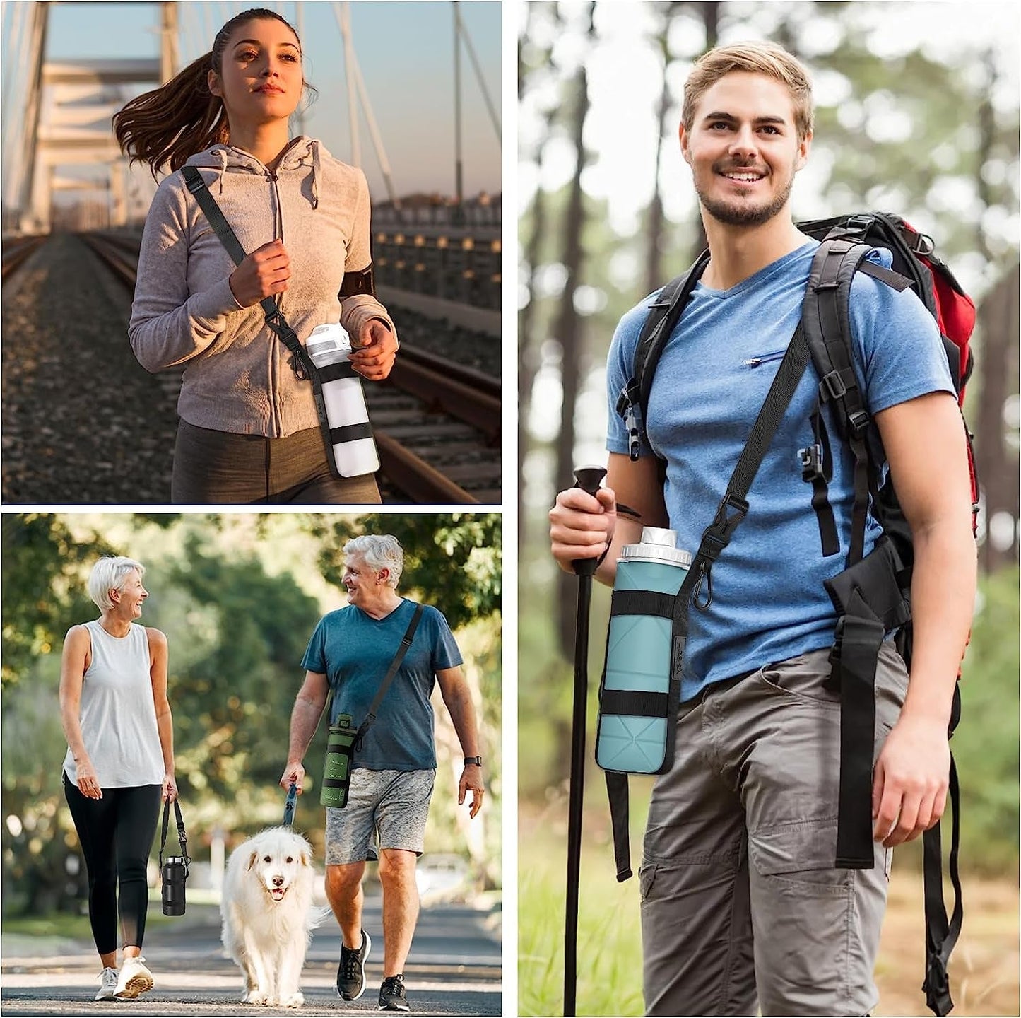 Premium Strap, for 12/25/32/40/64 Oz Universal/Hydro Flask Water Bottles