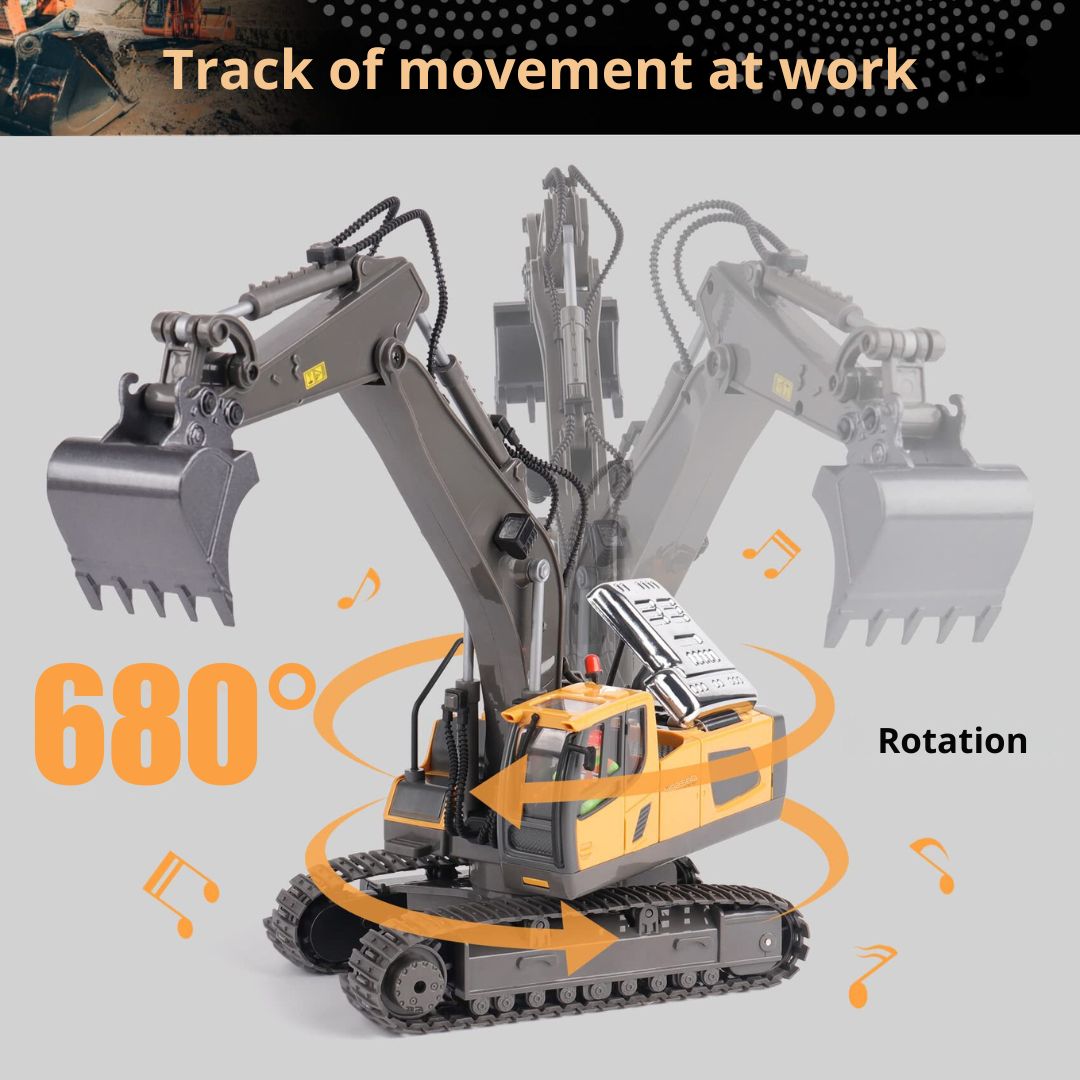 Premium Controlled Machinery - ConstructPro - Sensory Toys