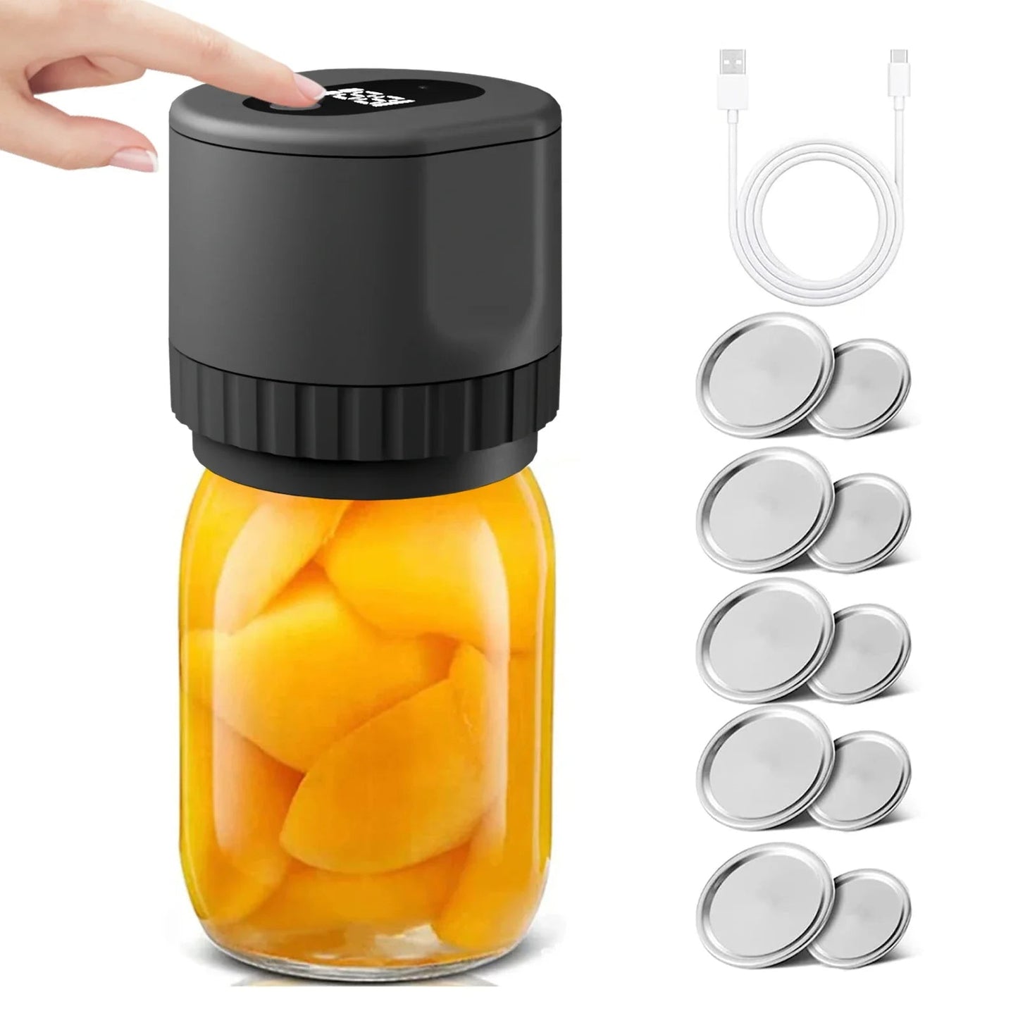 Premium Mason Jar Vacuum Sealer