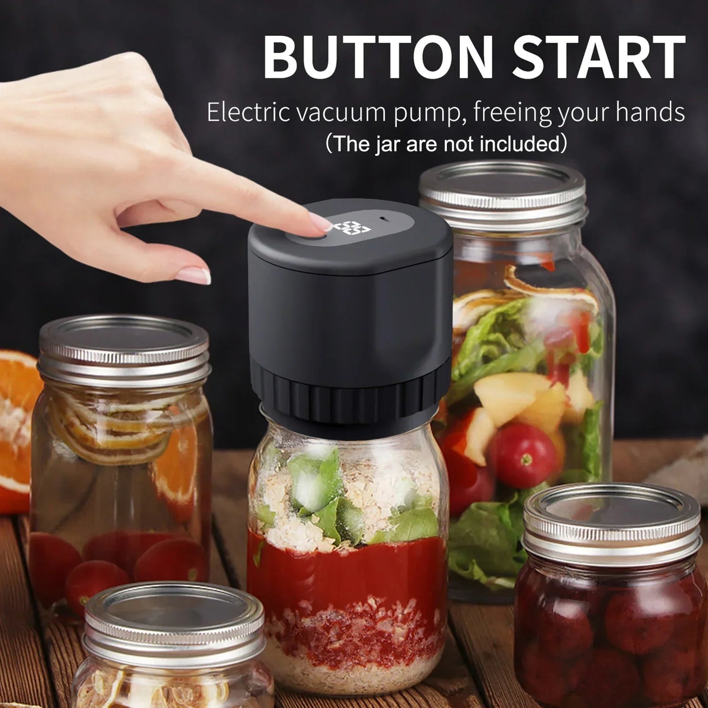 Premium Mason Jar Vacuum Sealer