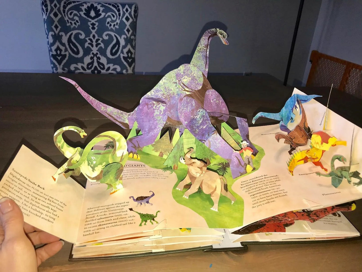 Premium Interactive Dinosaur Pop Up Book for Kids