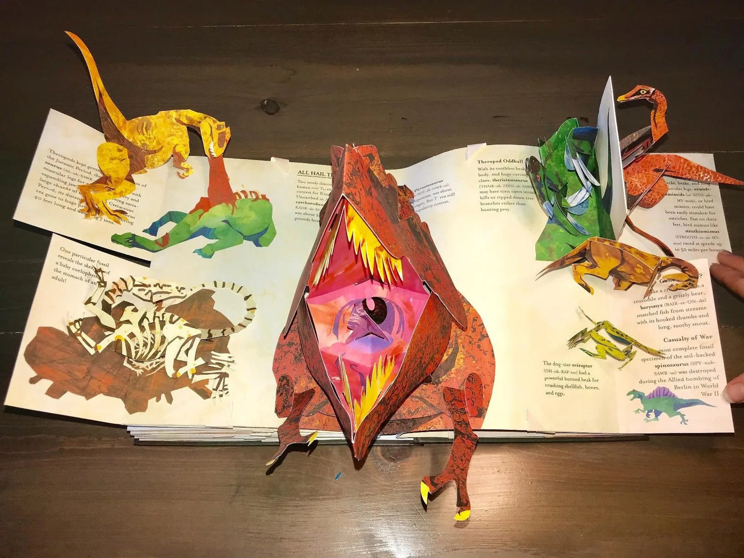 Premium Interactive Dinosaur Pop Up Book for Kids