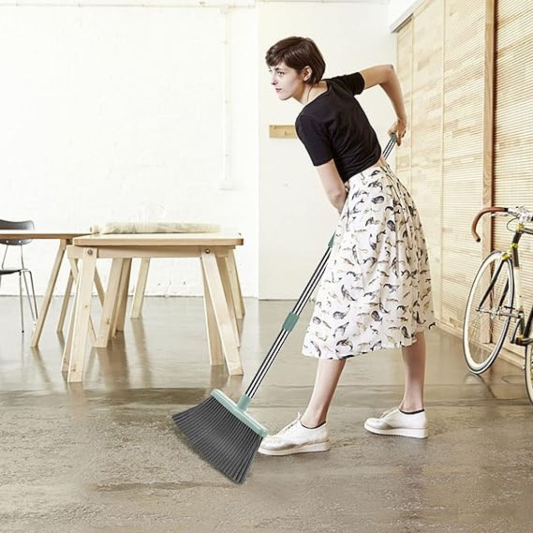 Premium Broom and Dustpan Set