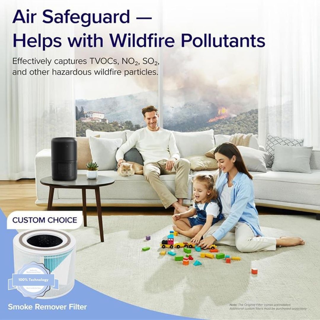 Premium Purifier for Home Allergies Pets Hair in Bedroom