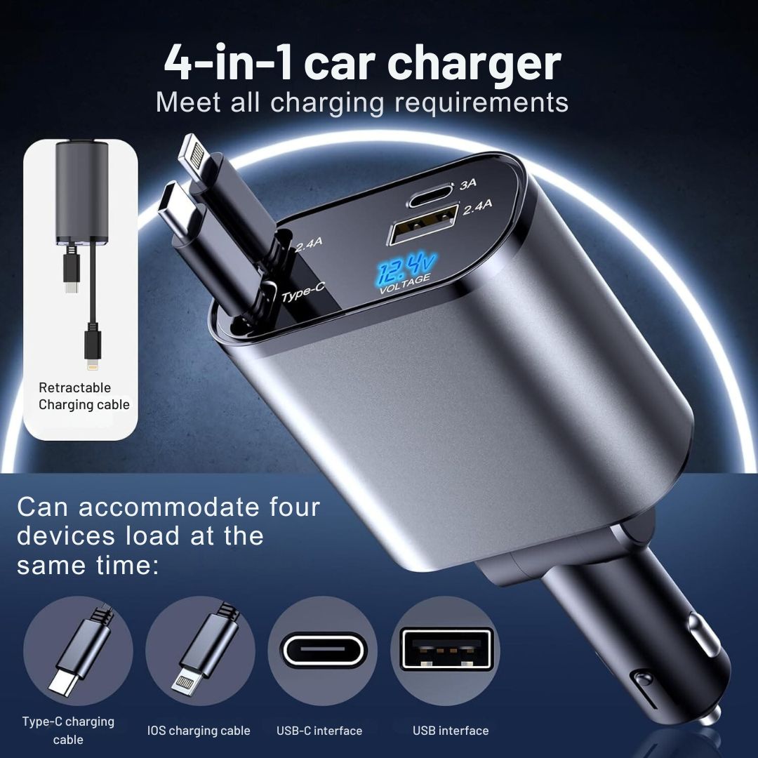 Premium in 1 Car Charger Adapter