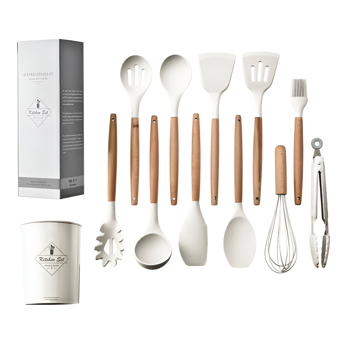 Premium Silicone Non-Stick Cooking Utensil Set