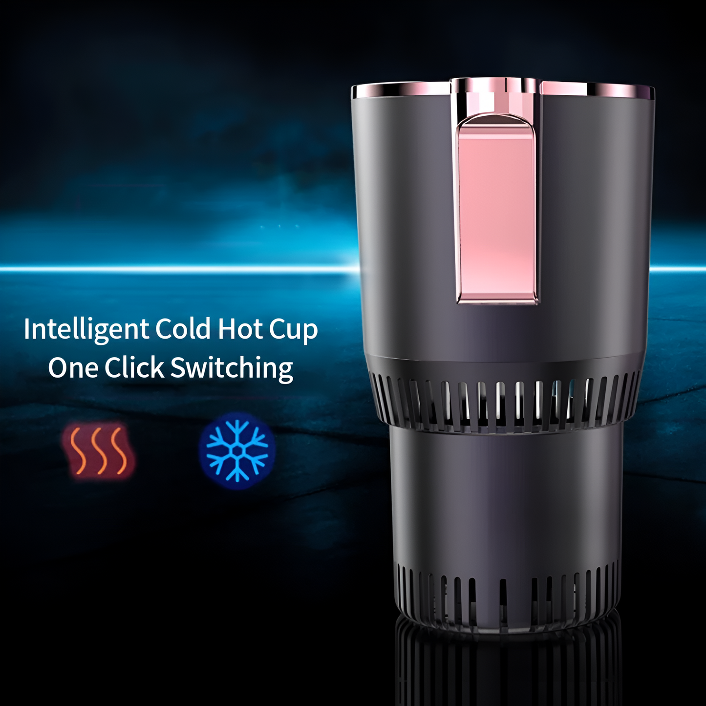 Premium in 1 Smart Car Cup Warmer Cooler with Digital Display