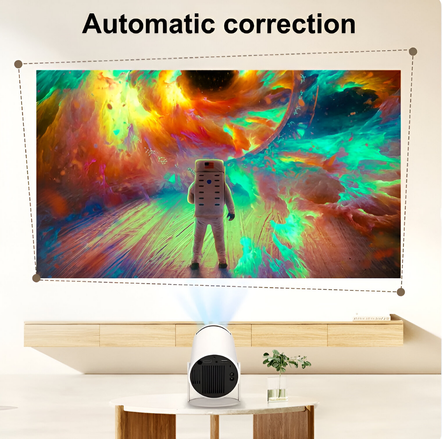 Premium Video Projector With WiFi6 and Bluetooth 5.0