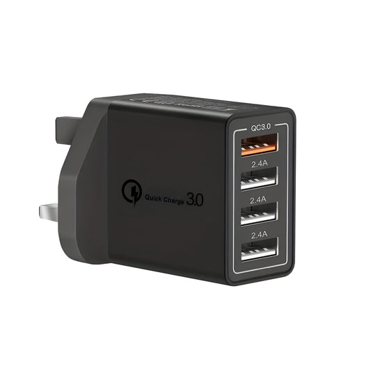 Premium USB Fast Charger - UK Plug