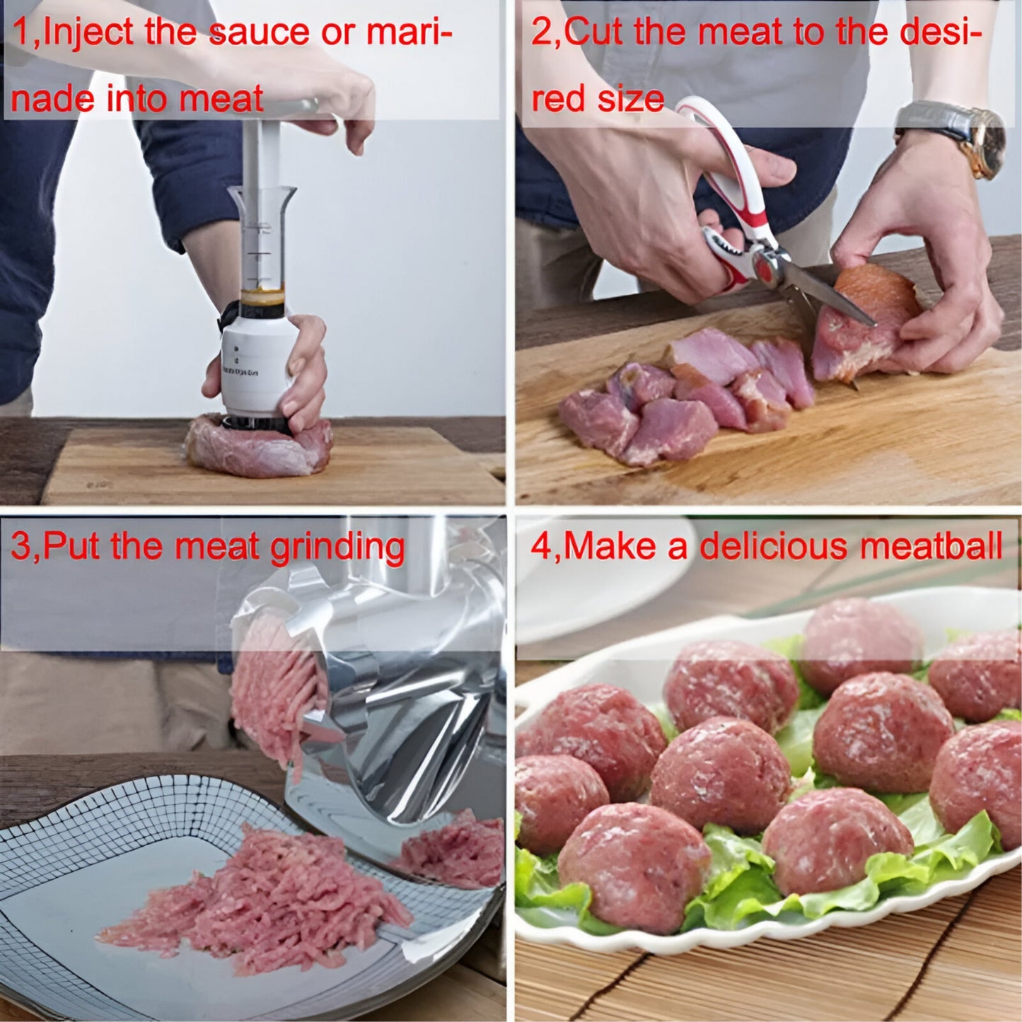 Premium Steel Meat Tenderizer