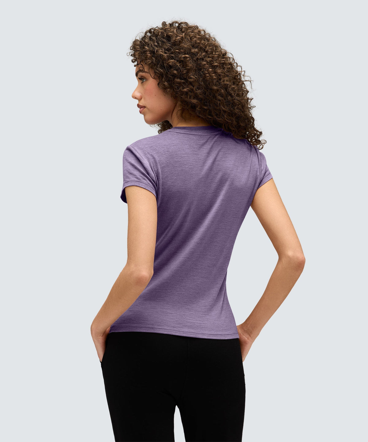 Women's Slim Merino Crew Neck T-Shirt
